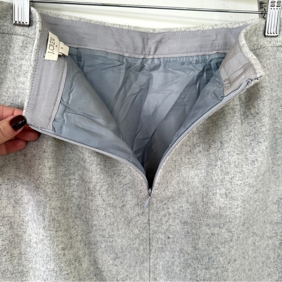 J. Crew mini skirt in a wool blend, fully lined - Picture 6 of 9